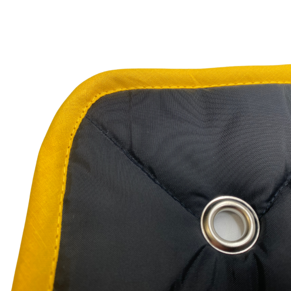 Thermomatte schwarz - Band gelb